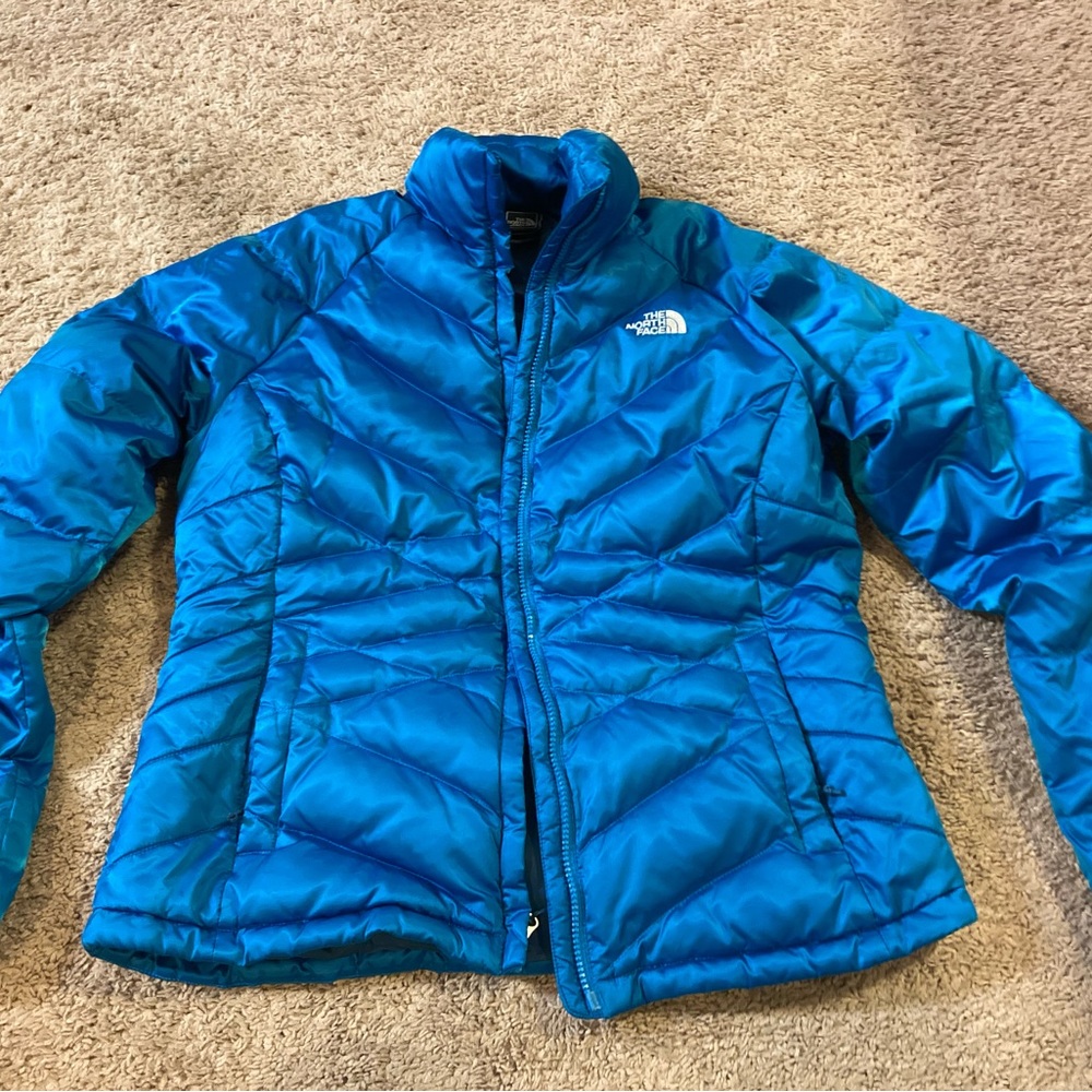 North face “550” blue women’s Large jacket